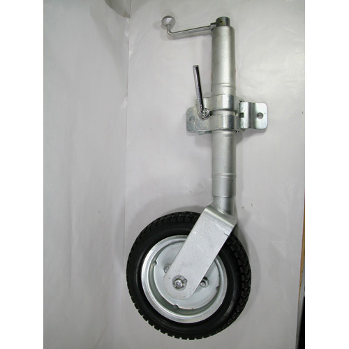 Jockey Wheel - Swing - Away & Fixed 250mm Rubber Wheel