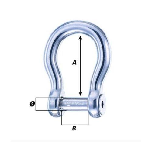 Bow Shackle Allen Head Pin