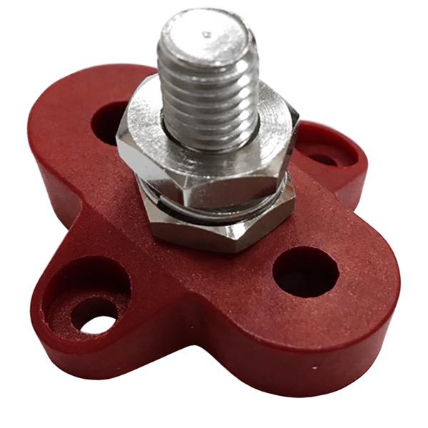 Red Heavy-Duty Terminal Stud - Single