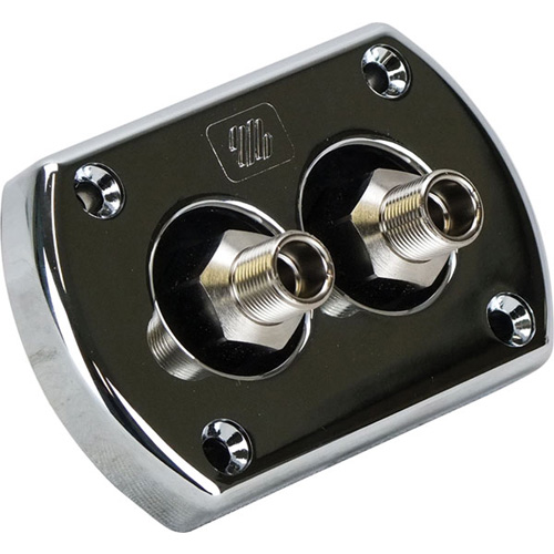 Chrome R9Ch Hyd Bulkhead Fitting