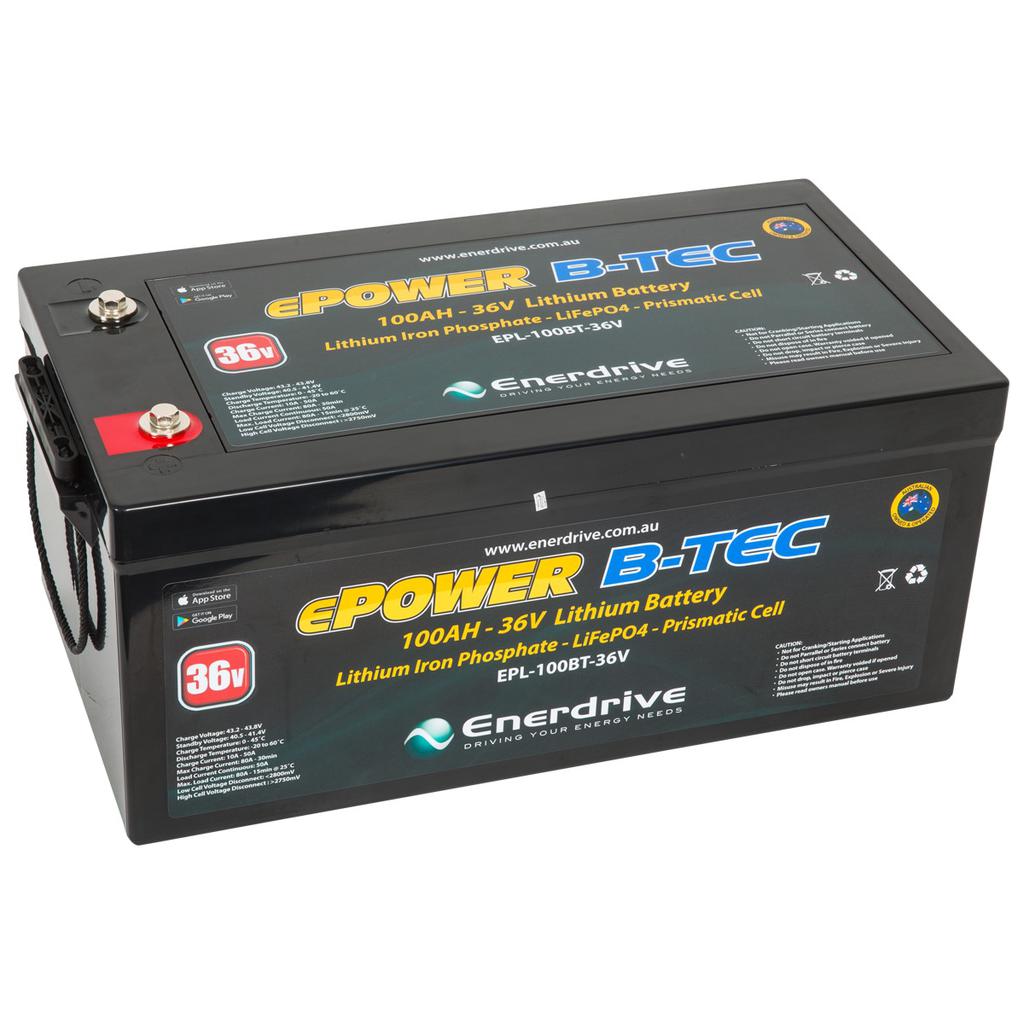 ePOWER B-TEC 36V 100Ah Lithium LiFeP04 Battery