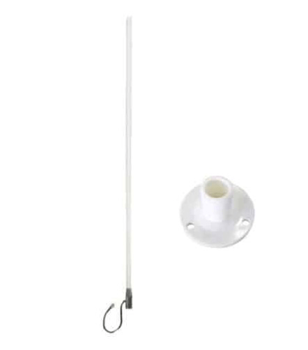 Marine WideBand Omni HG 7 / 10dBi Antenna - No Cable - Suits 3G/4G Routers - Standard Fixed Base