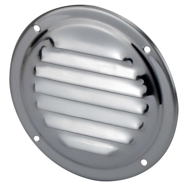 Stainless Steel Wave 7 Round Louvre Vent