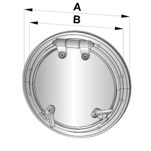 Aluminium Porthole - Type PW (AI)