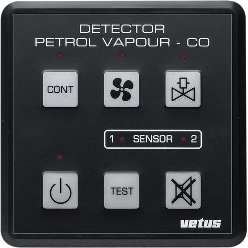 Petrol Vapour & Carbon Monoxide Detector 12/24V (w/ Sensor)