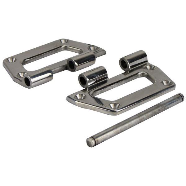 Heavy Duty Butt Separating Stainless Steel Hinge - 132mm(L) x 115mm(W) - 8 Holes