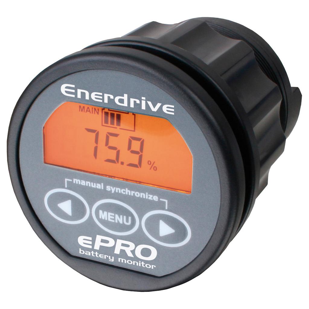 ePRO Battery Monitor 12-24V Range Including 500amp Shunt