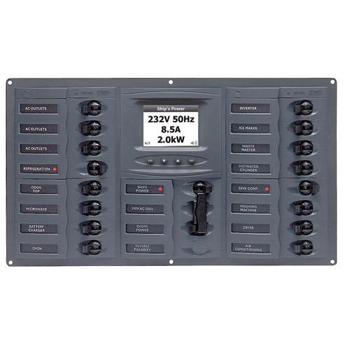 'ContourAC' Circuit Breaker Control Panel - Circuit: 16 + mains