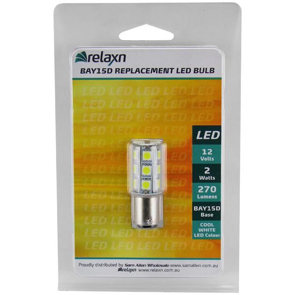 12V 1.2W Replacement LED Cool White - Sold as Single