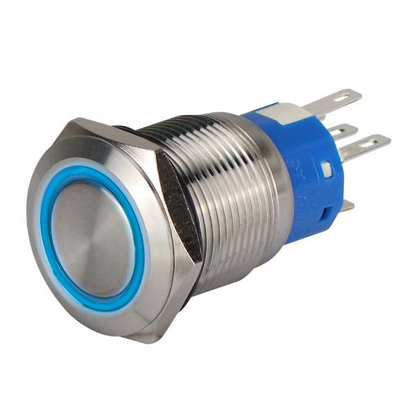 12V 5A Stainless Steel Push Button Switch
