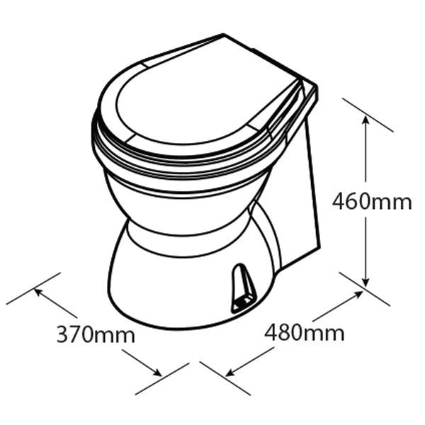 Electric Toilet - Luxury - Large Bowl Soft Close Lid