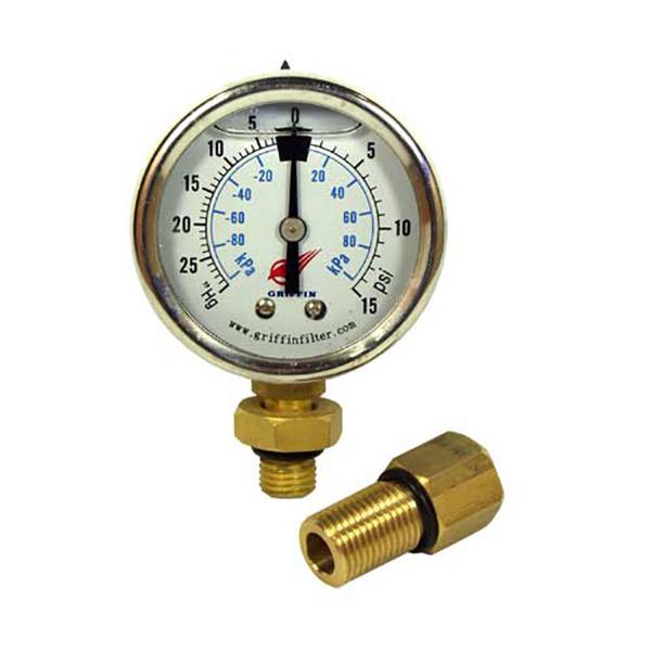 Diesel Filter Pressure Gauge DM Double Manifold