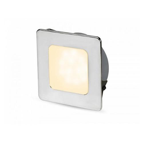 9-33V DC EuroLED 95 Gen 2 Square Downlight - Recess Mount w/ Spring Clip - Warm White Light