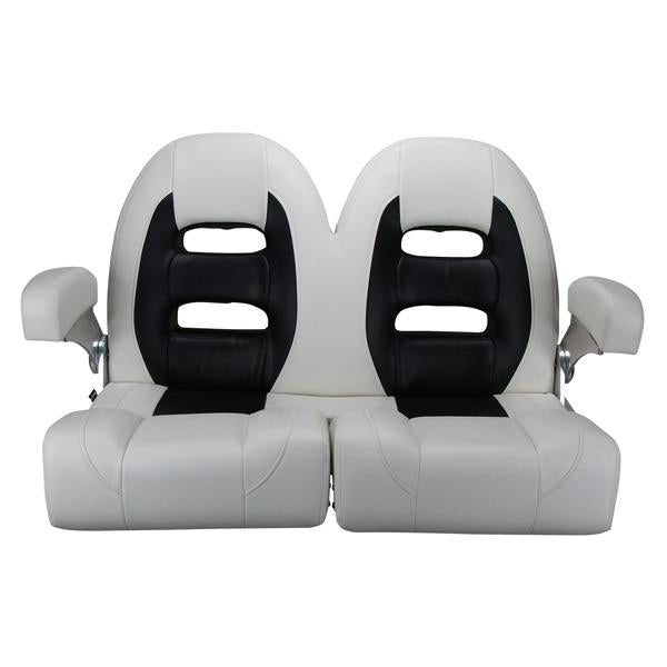 Double Cruiser Series Seat - White/Black