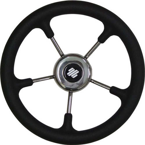 V52B 320mm Blk Grip SS Wheel