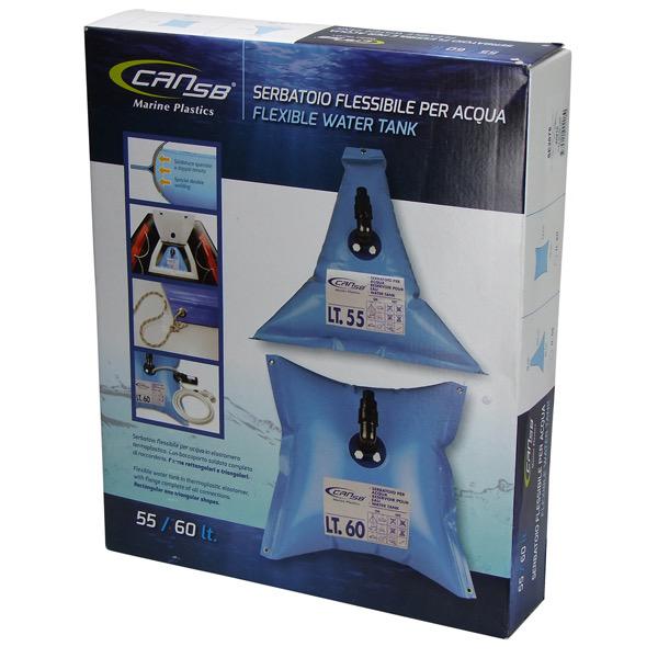 55L Flexible Triangular Water Tank - 950 x 950mm