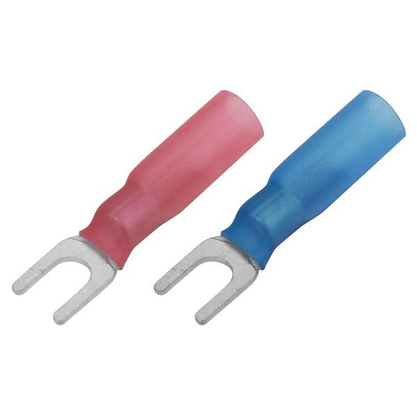 Fork Terminals - Adhesive Heat Shrink - 25 Pack