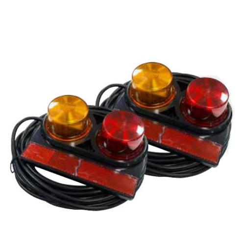 12V Submersible Rear Lamp Tail Light Kit w/ 8m Wiring Harness (Sold in Multiples Of 2)