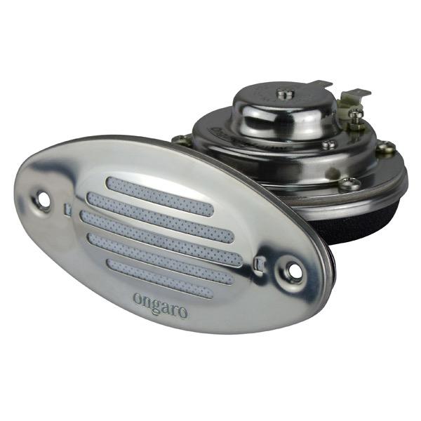 12V Stainless Steel Horn Recessed