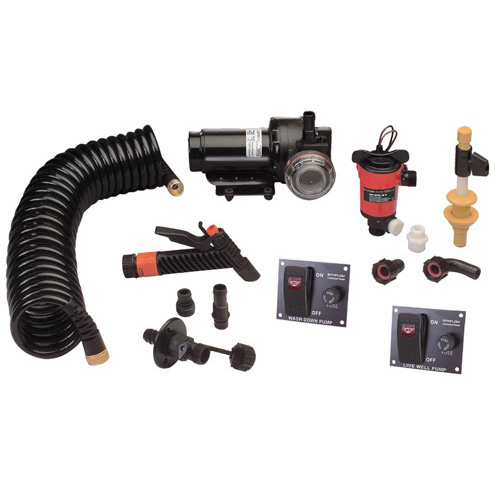 SPX Aqua Jet Wash Down/Livewell Pump Kit - 5.2