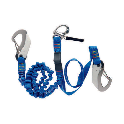 Elastic Tether ORC 1 Snap Shackle x 2 Double Action Safety Hooks