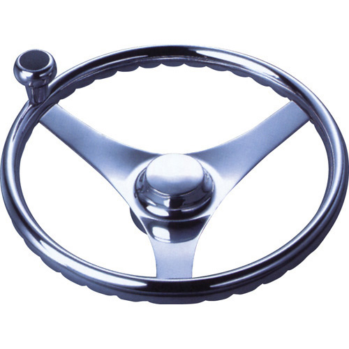 Steering Wheel - Three Spoke Stainless Steel