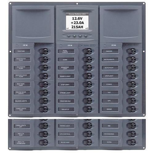 Contour' Circuit Breaker Panel - With Digital Meter - 24 Loads