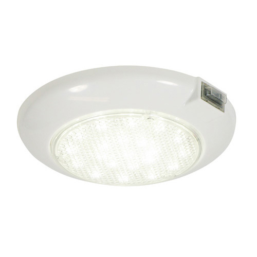 Exterior Light - LED Waterproof with Night Light Plus 9 Red LEDs