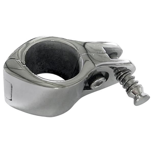 316G S/S Sliding Canopy Clamp - Gap Width: 8mm - Suits Tube 25mm O.D.