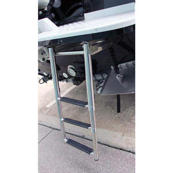 Stainless Steel Telescopic Under Platform Mount Ladder