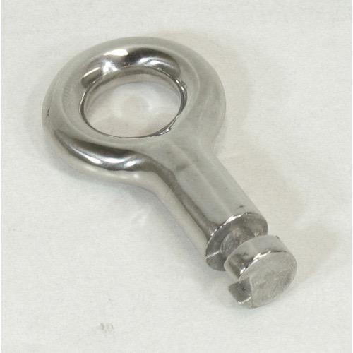 Key Lock Ring - Stainless Steel - In Dia: 10mm - Protrusion: 23mm