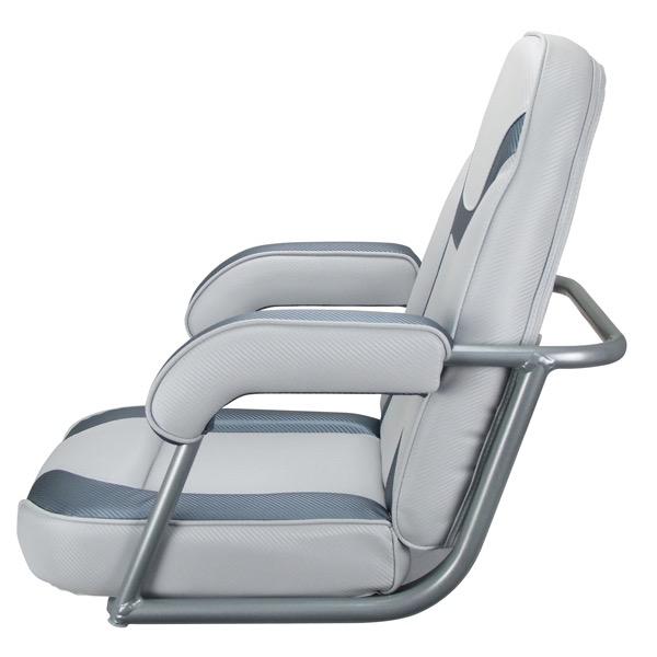 Bluewater Boat Seat  - Dark Grey Carbon/Light Grey