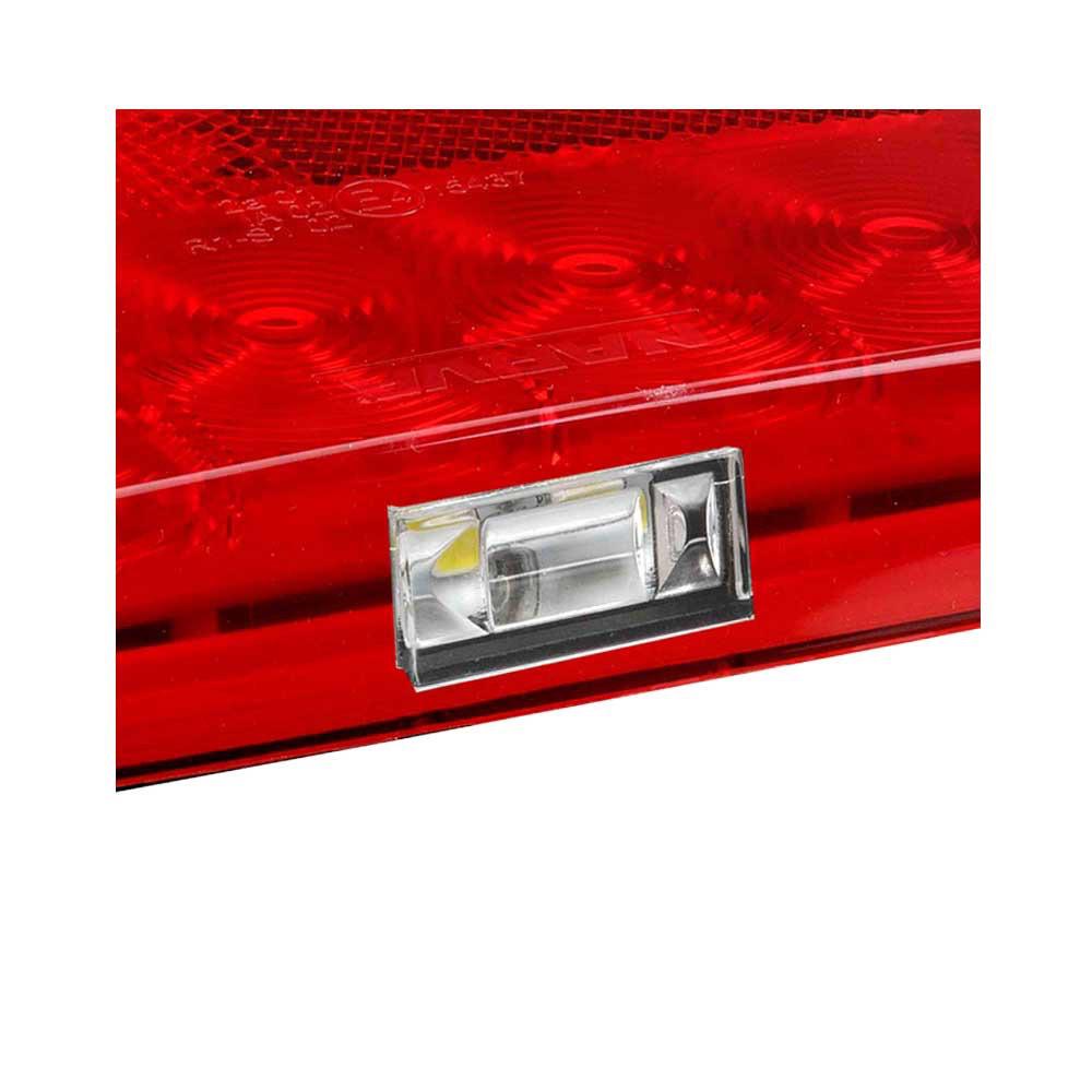 12V Model 36 L.E.D Slimline Trailer Lamp Pack w/ Licence Plate Lamp & 0.5m Hard-Wired Tinned Cable per Lamp & S/S Fittings