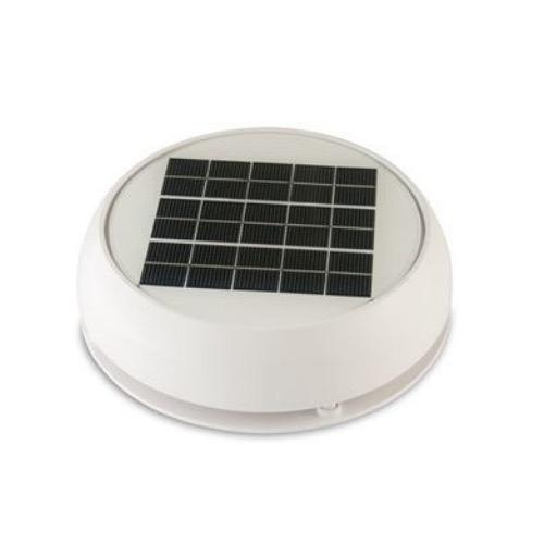 Day/Night Solar Vent - 2500mAh - 4.8V - 3" - White