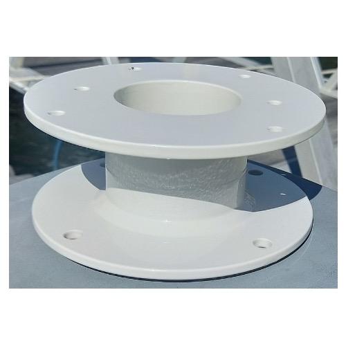 Adapter Plate for 45cm Antennas - White (11mm ) White or Black 6mm Aluminium