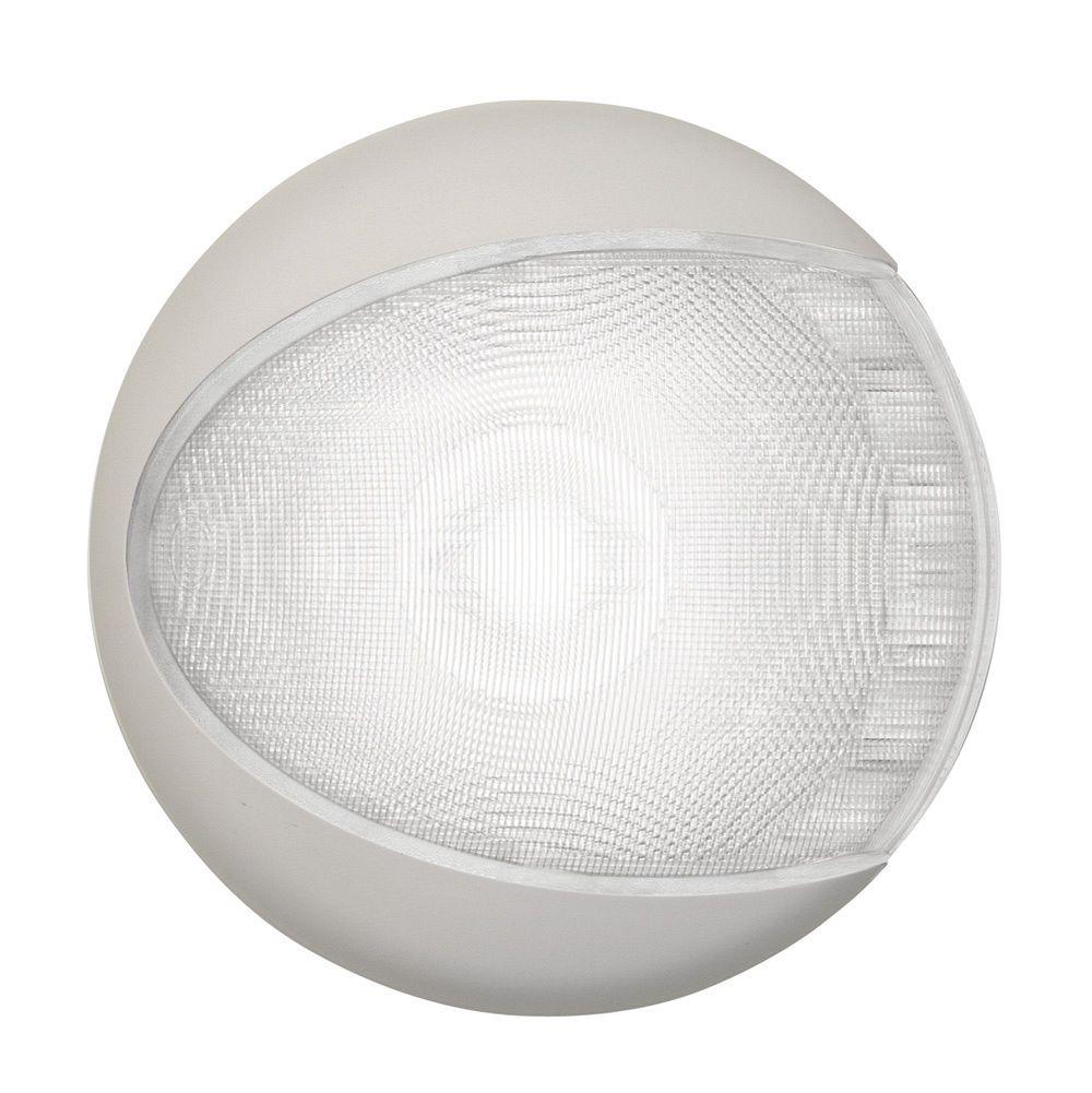 9-33V DC White EuroLED 130 Lamp - White Shroud