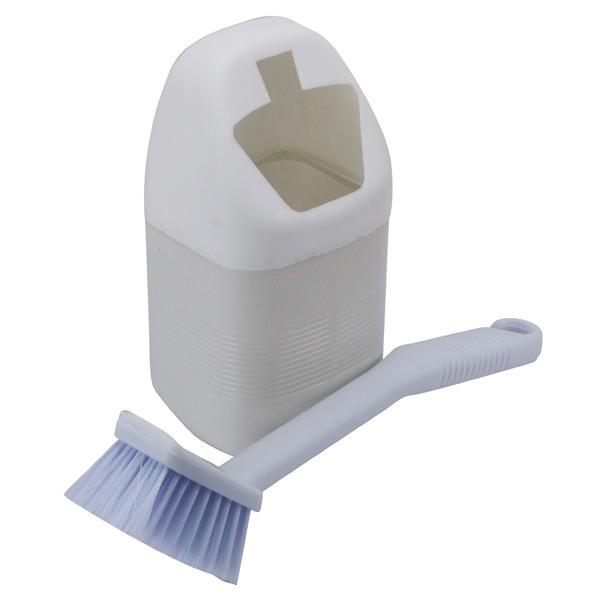 Plastic Toilet Cleaning Brush - 260(L) x 80(H)mm