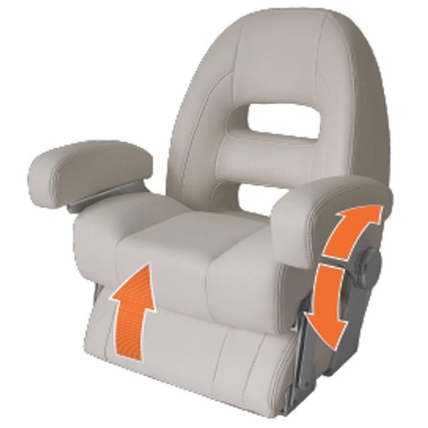 Cruiser Series High Back Seat - Ivory White