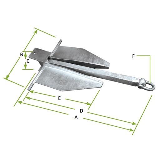 Heavy Duty Galvanised Sand Anchor