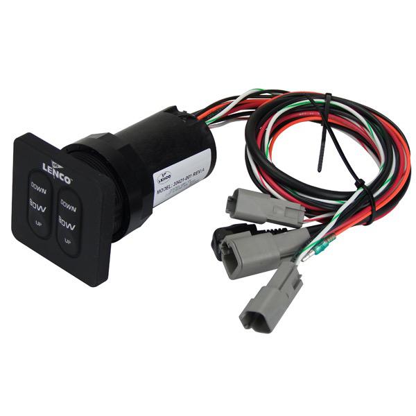 Trim Tab Switch Kit - 12/24V Standard Integrated Switch Kit (Single) - Suits Single Actuator