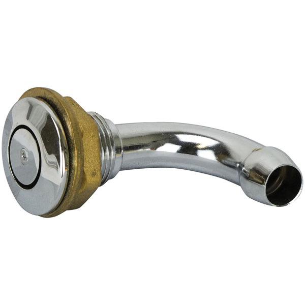 Chrome Plated Fuel Breather - 90 Degree