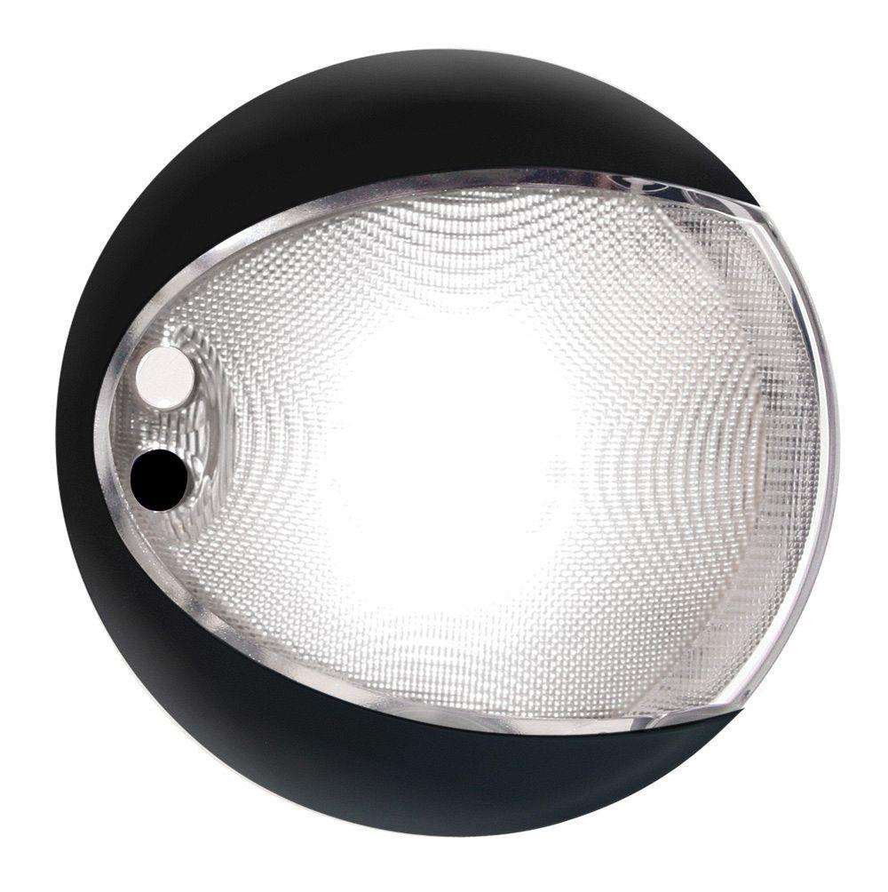 9-33V DC White EuroLED 130 Touch Lamp - Black Shroud