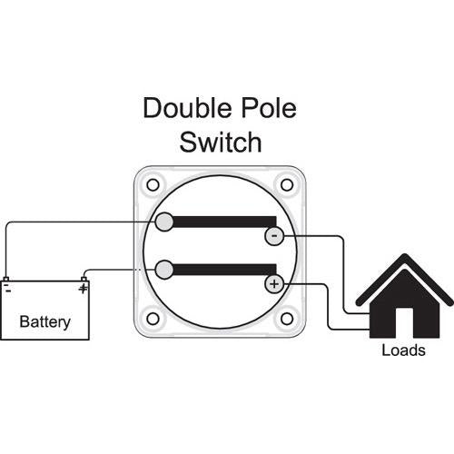 Pro Installer Double Pole Battery Switch - 770-DP & 770-DP EZ
