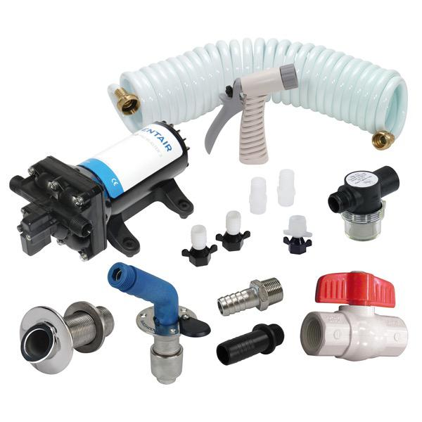 ProBlaster Washdown Kit with S/S Thru-hull Pick Up - 12V - 15.1LPM/60PSI