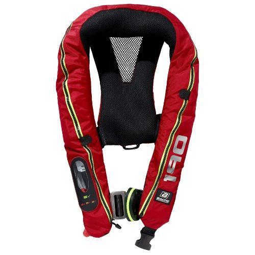 Legend 190 - Automatic Inflatable Lifejacket with Harness - Red