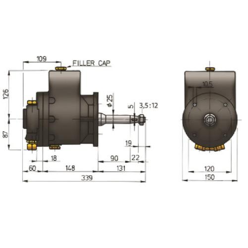 Pump Unit - Capacity of Pump Unit: 89 cm3/rev.