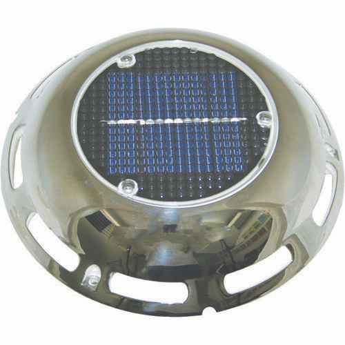 Solar Vent - Stainless Steel - With Battery - 190mm