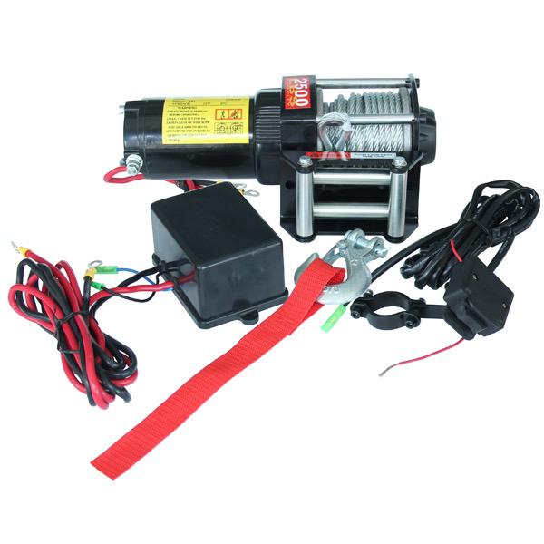 12V Electric Winch 2500Lb (1134kg) Single-Line
