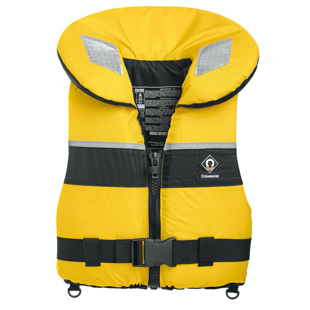 Spiral 100N Child Lifejaclet - Small - Front Zip Yellow/Blue - Chest Measurement 86-96cm - 40-60kg