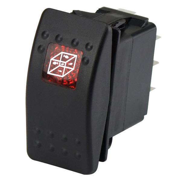 12/24V Waterproof Rocker Switch C7 - Live Bait - On/Off